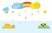 Комплект декораций "На пруду"(с галерейной системой)