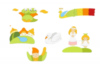 Комплект декораций "В сказке"