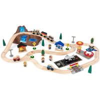 Деревянная железная дорога "Горная вершина", 61 элемент