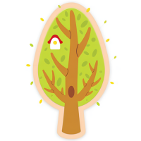 Декорация "Липа лето" 78х118 см