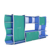 Стеллаж детский "Волна"