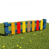 Забор из Экопластика "Клавиши" (Модель1)