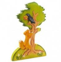 Пазл "Ворона и лисица" Лето