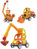 Магнитный конструктор "Строительная техника" (45 деталей)