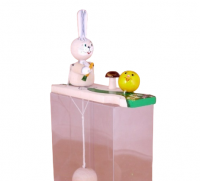 Богородская игрушка "Заяц и колобок"