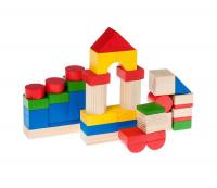 Конструктор "Цветной", 65 деталей