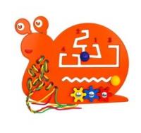 Бизиборд «Улитка Тоня»