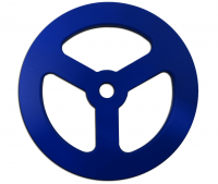 Руль из фанеры диаметр 23 см