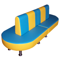 «Диван овальный - составной» комплект из двух частей