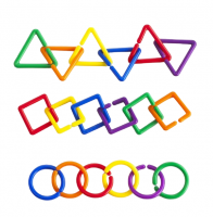 Конструктор-звенья для обучения счету, 500 деталей