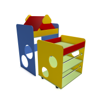 Стеллаж игровой "2 в 1"