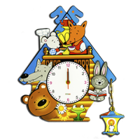 Настенные часы "Теремок"