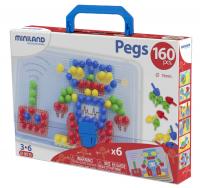 Мозаика 15 мм (160 элементов 6 картинок) в чемоданчике