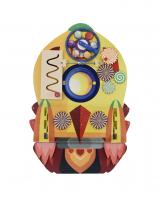 Бизиборд настенный РАКЕТА. Серия ТРАНСПОРТ