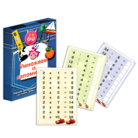 Карточки "Умножаем и запоминаем" (33 шт.)