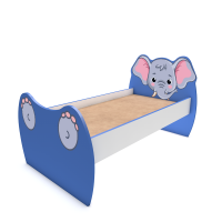 Кровать детская одноярусная "Слоненок" (1232х740х716 мм)