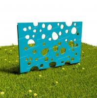 Забор из Экопластика "Пузырьки"