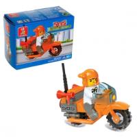 Конструктор "Город" мотоцикл, 28 деталей