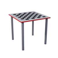 Стол шахматный 2-х местный нерегулируемый на металлокаркасе