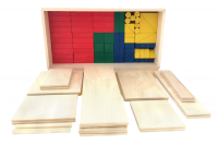 Конструктор "Юный строитель", окрашенный (95 элементов)