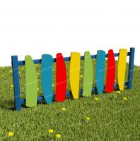 Забор из Экопластика "Дольки"