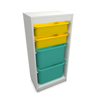 Стеллаж для хранения с ящиками №1