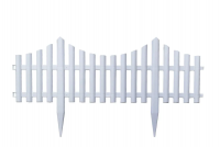 Забор декоративный (1 секция) белый