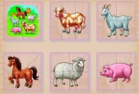 Картинки разрезные "Домашние животные"